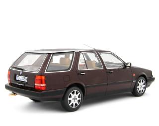Lancia Thema Station Wagon T.D. 1988-92 Bordeaux Met. Laudoracing 1:18 Resinemodell (Türen, Motorhaube... nicht zu öffnen!)